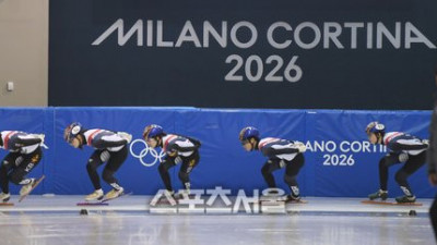 [포토] 쇼트트랙 선수들, 올림픽 향해 질주