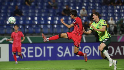 이민성호, U-23 아시안컵 4강 보인다… 백가온 선제골로 1-0으로 리드한 채 전반 종료