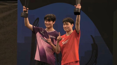 장우진·조대성 듀오, 만리장성 넘고 2026년 첫 우승