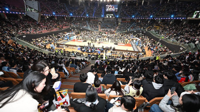 굿바이 잠실… 농구 별들 코트 달궜다