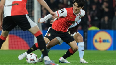 부상 이겨낸 황인범, 환상적인 오른발 중거리포로 시즌 첫 골…페예노르트는 로테르담에 3-4 패배