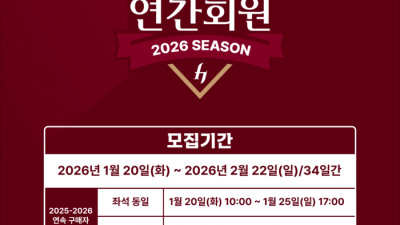 우선 예매부터 출입 전용 게이트까지…키움, 2026시즌 연간회원 모집