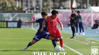 [AFC U23] '현타' 한일전...한국의 이민성호, 두 살 어린 일본에 0-1 敗