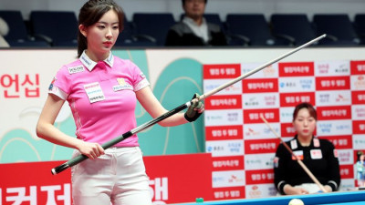 무섭다! 女당구 ‘차세대 스타’ 정수빈, 프로 데뷔 첫 우승 정조준…김가영→백민주 연달아 제압 ‘결승 진출’