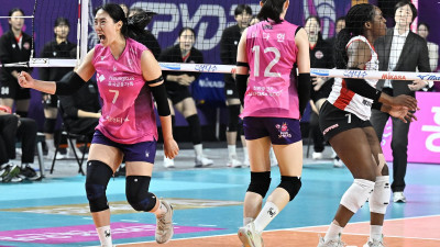 최은지의 뜨거운 활약에… 요시하라 “최은지 순조롭게 성장 중”