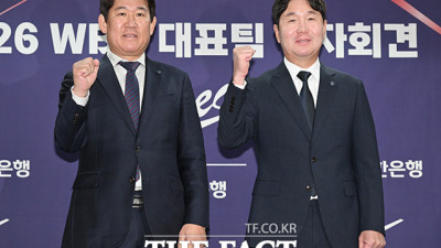 기념촬영하는 조계현-류지현 [포토]