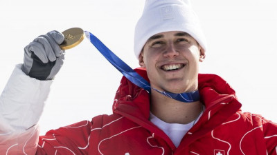 첫 올림픽서 첫 금메달! 스위스 알파인스키 男 활강 폰 알멘 [2026 밀라노]