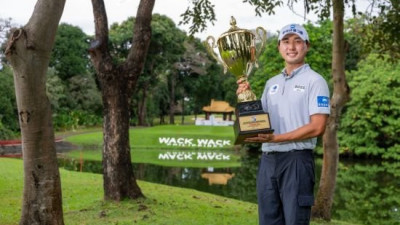 조우영, 아시안 투어 개막전 우승…첫 정상 너무 기쁘다