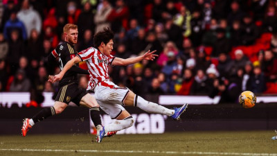 배준호 시즌 ‘2호골’, 팀 내 ‘최고’ 평점에도…스토크 시티티는 풀럼에 패해 FA컵 32강 탈락