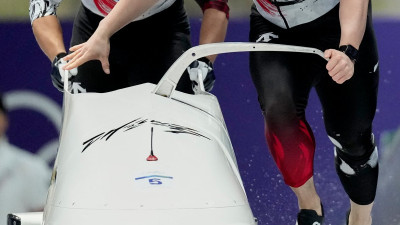 봅슬레이 2인승 김진수 팀, 1·2차 시기 12위… 석영진 팀은 19위