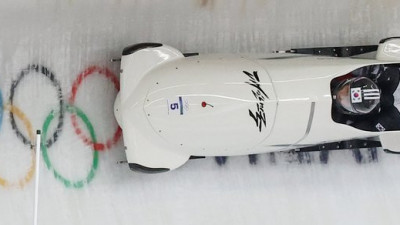 ‘아쉬운 2차 시기’ 봅슬레이 2인승 김진수팀, 1,2차 12위…석영진팀은 19위[2026 밀라노]