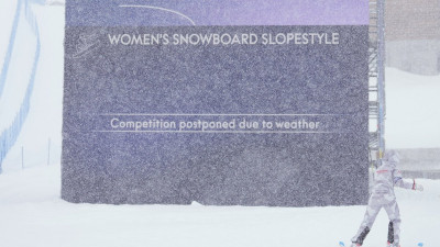 ‘유승은 출전’ 스노보드 女슬로프스타일 결선, 폭설로 연기