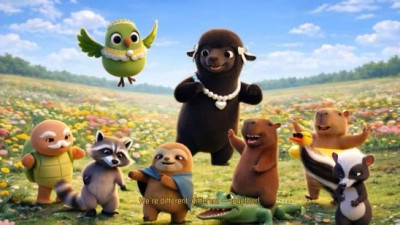 에버랜드, AI 제작 동물 애니메이션 '뿌빠타운' 80만뷰 돌파