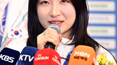 소감 밝히는 김길리 [포토]