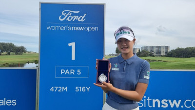 겁없는 2008년생 오수민, 유럽여자프로골프투어 포드 오픈 준우승