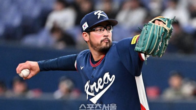 [포토]데인 더닝, 오릭스와의 연습 경기 선발 등판