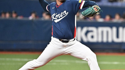 [포토]힘차게 공 던지는 데인 더닝