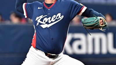 [포토]대표팀 선발 데인 더닝의 역투