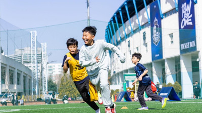 프로축구 이랜드, 아카데미 오픈 트레이닝에 꿈나무 웃음꽃... 유소년 축구 저변 확대 앞장
