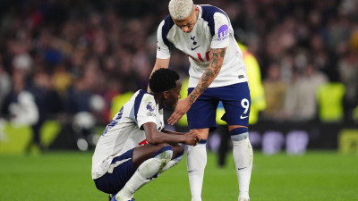 손흥민 떠난 토트넘, 눈물 뚝뚝…51년 만에 11경기 무승, 강등 확률 13.4%