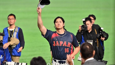 [포토]5타점으로 대만전 완승 이끈 일본의 오타니