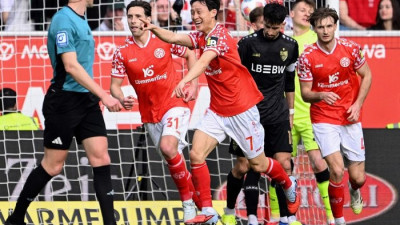 이재성, 또 ‘헤더’로 3개월만 시즌 ‘5호골’…마인츠는 프랑크푸르트와 무승부