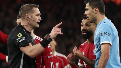 맨시티 로드리, 심판 판정 비판 한 마디에 벌금 1억6000만원 ‘징계’