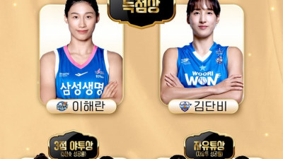 0.26점 차! 삼성생명 이해란 vs 우리은행 김단비, 득점왕은 누구?