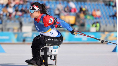 동계 패럴림픽서 ‘금은은은’… 바이애슬론 김윤지, 또 메달 수확