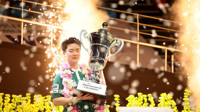 ‘18세 당구천재’ 김영원, PBA 월드챔피언십 최연소 정상…세대교체 본격화