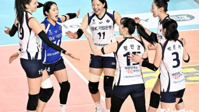 주전 대거 제외한 도로공사 꺾은 IBK기업은행…일단 4위, GS칼텍스 최종전 결과 기다린다