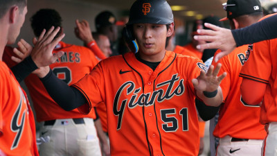 이정후, ‘투수’ 오타니 상대 볼넷 출루… 중견수 김혜성은 안타