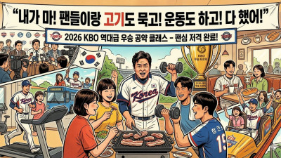 “내가 마! 팬들이랑 고기도 묵고! 운동도 하고! 다 했어!”… 2026 KBO 우승 공약 ‘클래스’