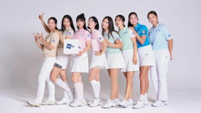 구단 다승 1위 정조준…'8인 체제' 두산건설 위브 골프단, 2026시즌 출격 준비 완료