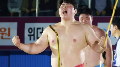 김민재, 단양온달장사씨름대회 백두급 제패… 통산 19번째 장사