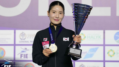 펜싱 송세라, 아스타나 월드컵 여자 에페 개인전 금메달… 1년 4개월 만에 정상