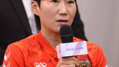 [SW포토]여자축구 상무여자축구단 주장 권하늘