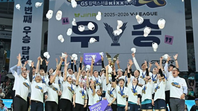 [포토] GS칼텍스, 여자부 V리그 우승