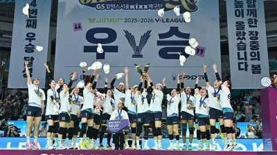 [포토] GS칼텍스 ‘우리가 우승 가져간다’