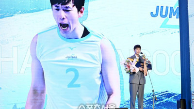 [포토]대한항공 한선수, V-리그 정규리그 MVP