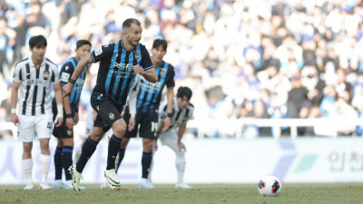 인천 무고사, 2~3월 EA SPORTS K리그 ‘이달의 선수상’…개인 통산 4번째