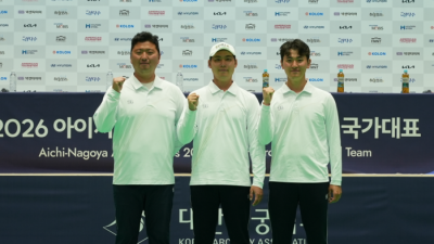 이변 많은 한국 양궁이지만 굳건한 ‘파리 트리오’ 김제덕-김우진-이우석 AG까지 쭉 간다…여자부에선 임시현 이어 안산마저 ‘탈락’