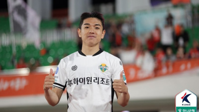 부활 알린 강원 김대원, 2골 1도움 원맨쇼… 9라운드 MVP