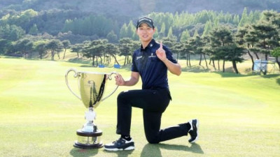 최찬, 생애 첫 우승…이젠 더 즐기면서 뛰겠다