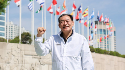 땀 흘린 국민체육진흥공단 하형주 “매주가 스포츠주간처럼…온 국민 즐겨야 진짜 복지”